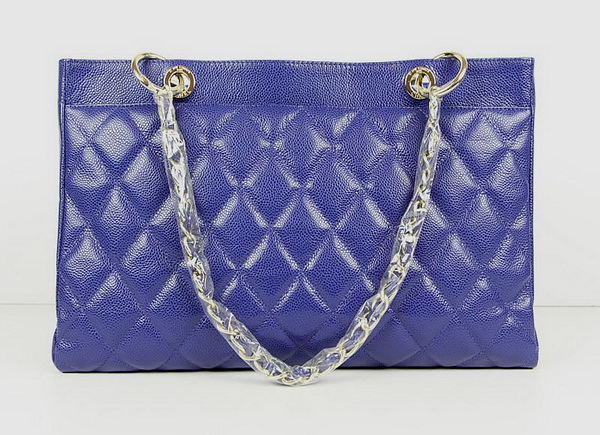 7A Replica Chanel 2011 Quality Handbags Blue Caviar 49810